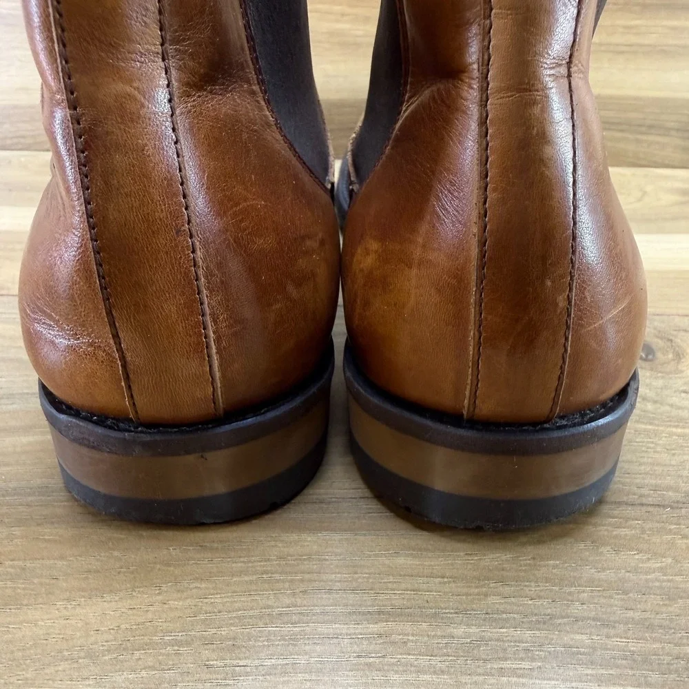 Rodd & Gunn Nicholls Street Chelsea Boot Mens 12 EU 45 Cognac Leather Casual